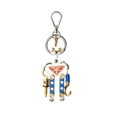 PRADA Robot Metal Bag Charm "Multicolor"