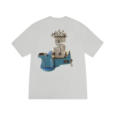 Stussy Tuff Stuff Tee "Fog"