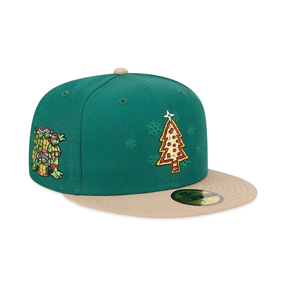 NEW ERA x Teenage Mutant Ninja Turtles 59FIFTY Pizza Tree "Green/Beige"