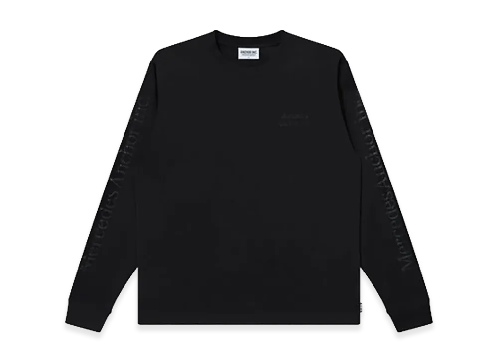 Mercedes Anchor inc. Clear Printed L/S Tee "Black"