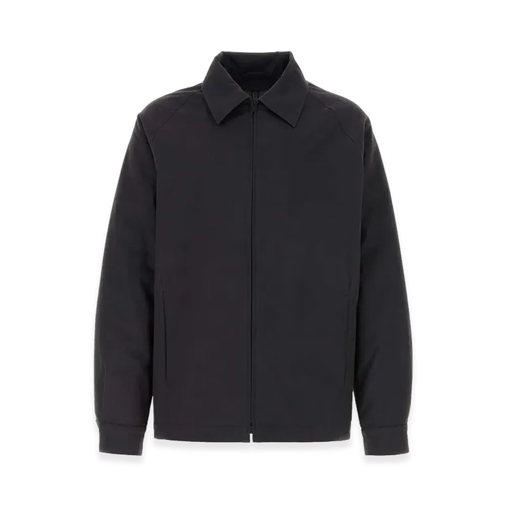 The Row Cotton Blend Pulp Jacket "Black/Slate"