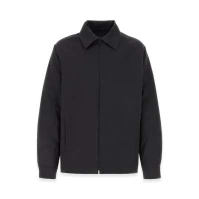 The Row Cotton Blend Pulp Jacket "Black/Slate"