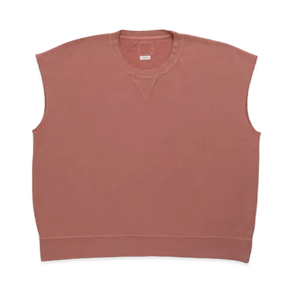 visvim Mondo Sweat S/L Dmgd (U.D.) "Pink"