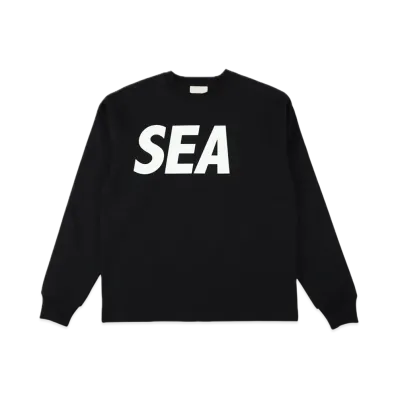 WIND AND SEA Sea Long Sleeve Tee "Black"