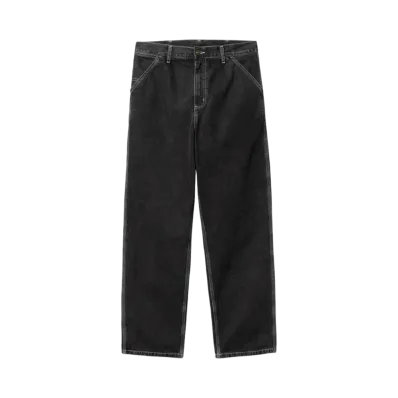 Carhartt WIP Simple Pant "Black(Stone Washed)"