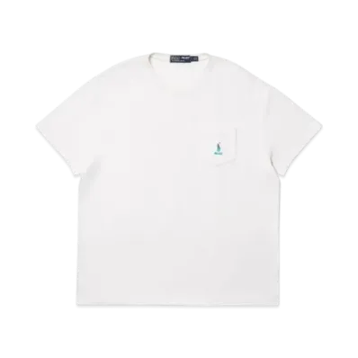 PALACE x Ralph Lauren Waffle Pocket Tee "White"