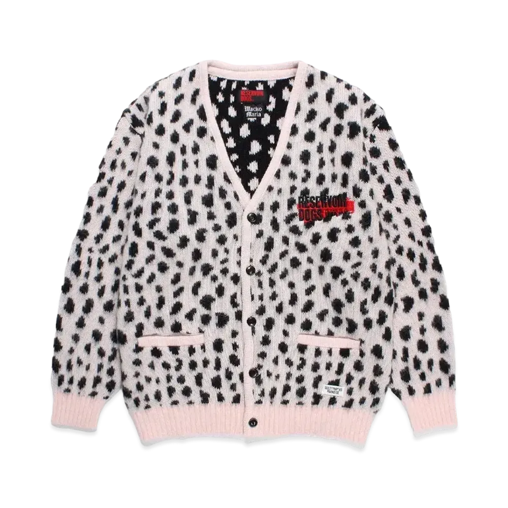 WACKO MARIA x Reservoir Dogs / Heavy Mohair Knit Cardigan "Pink"