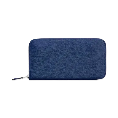 Hermes Portefeuille Azap Classique "Bleu Saphir"