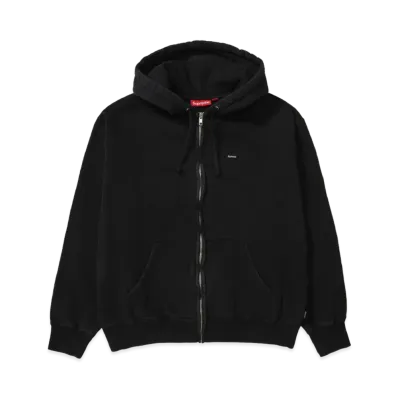 Supreme Small Box Zip Up Hooded Sweatshirt "Black" (26FW)