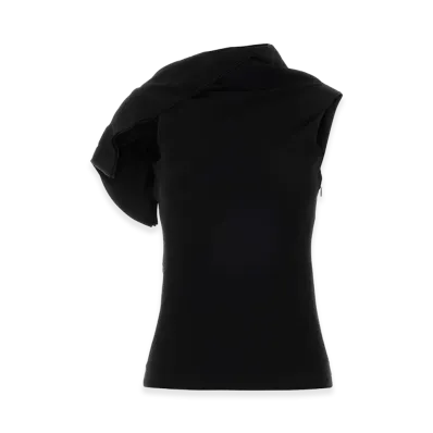 LOEWE Women's Stretch Cady Top "Black"