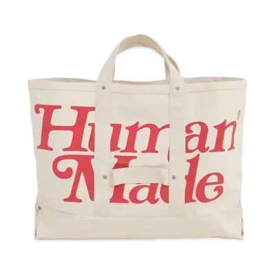 HUMAN MADE Girls Don't Cry Large Tote "White" / VERDY