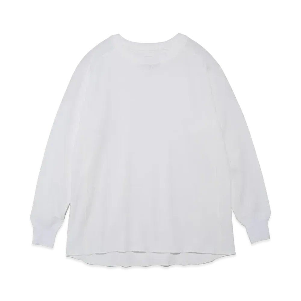 The North Face PURPLE LABEL Thermal Field Long Sleeve Tee "White"