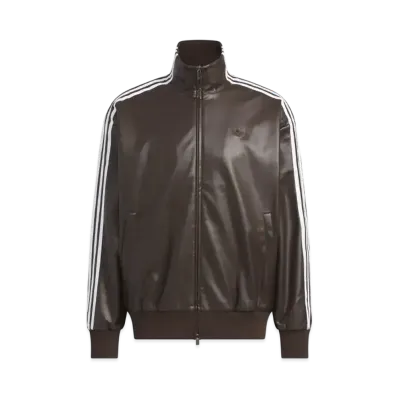 adidas Pleather 3S Track Top "Aurora Coffee"