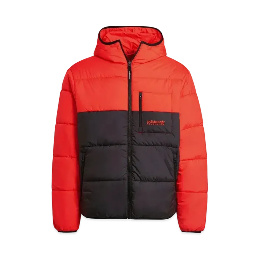 ADIDAS ADVENTURE REVERSIBLE PUFFER JACKET "Black/Bright Red"