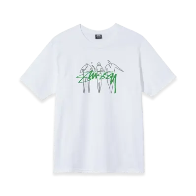 Stussy 3 People Tee "White"
