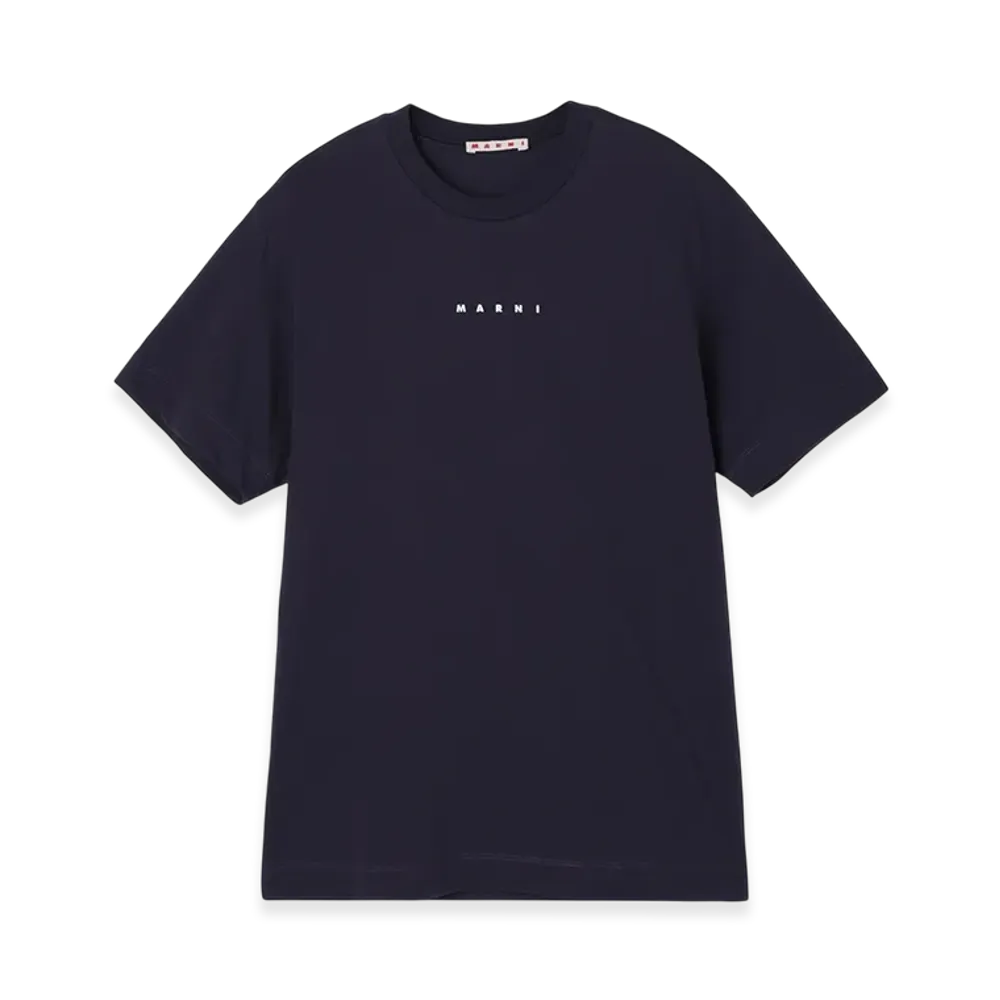 MARNI Crew Neck T-Shirt "Navy"