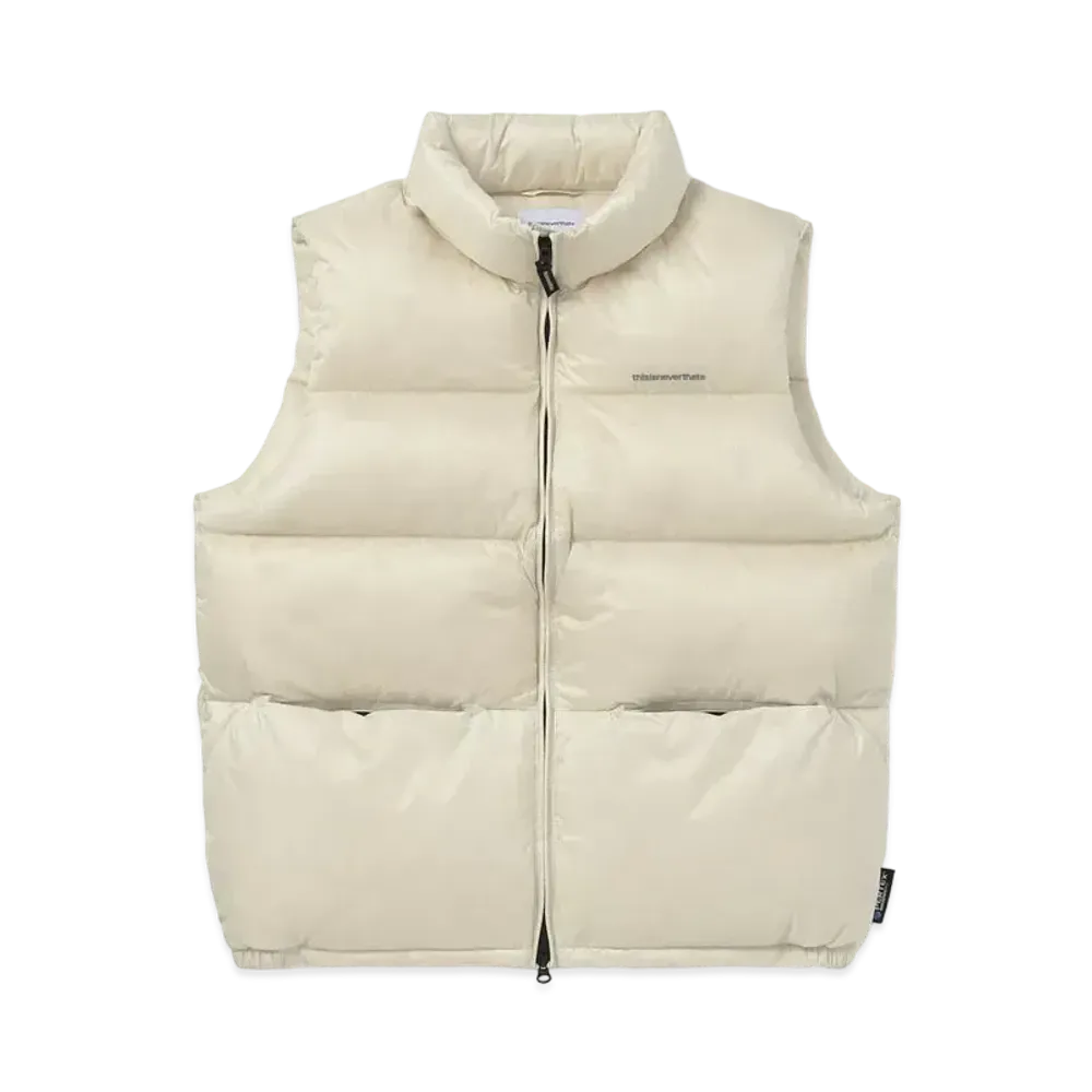 thisisneverthat PERTEX T Down Vest "Bone"