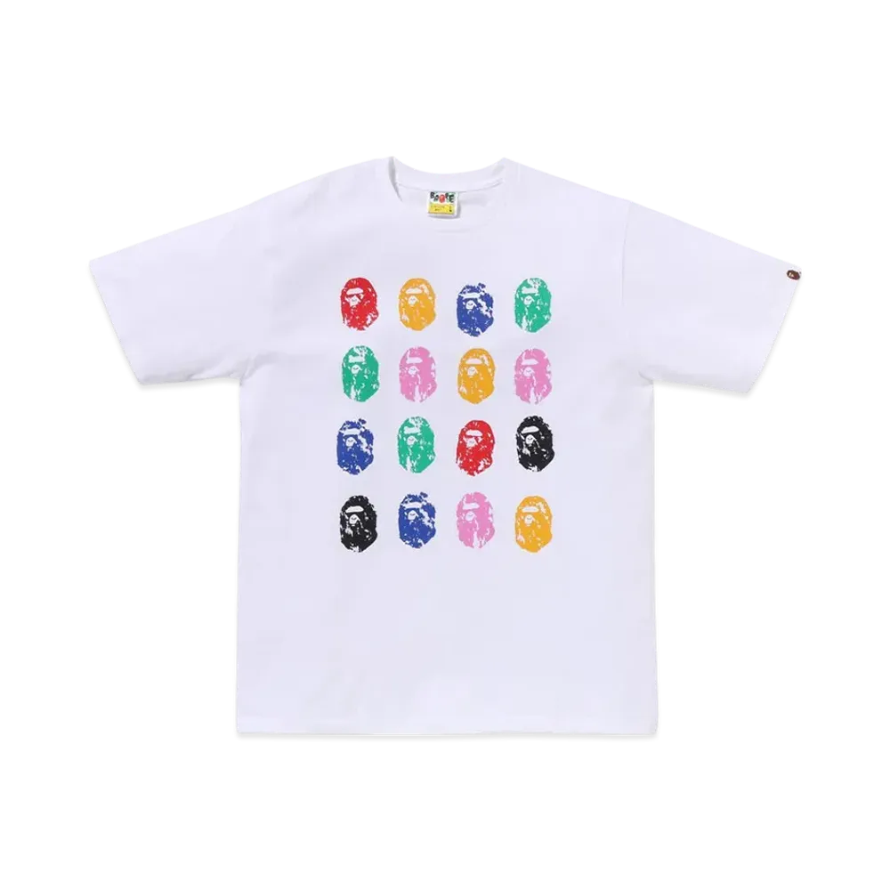 A BATHING APE 32ND Anniv. Ape Head Tee "White"