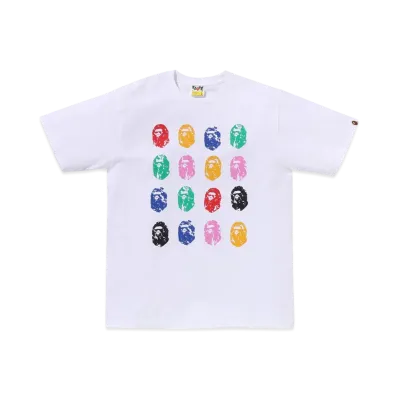 A BATHING APE 32ND Anniv. Ape Head Tee "White"