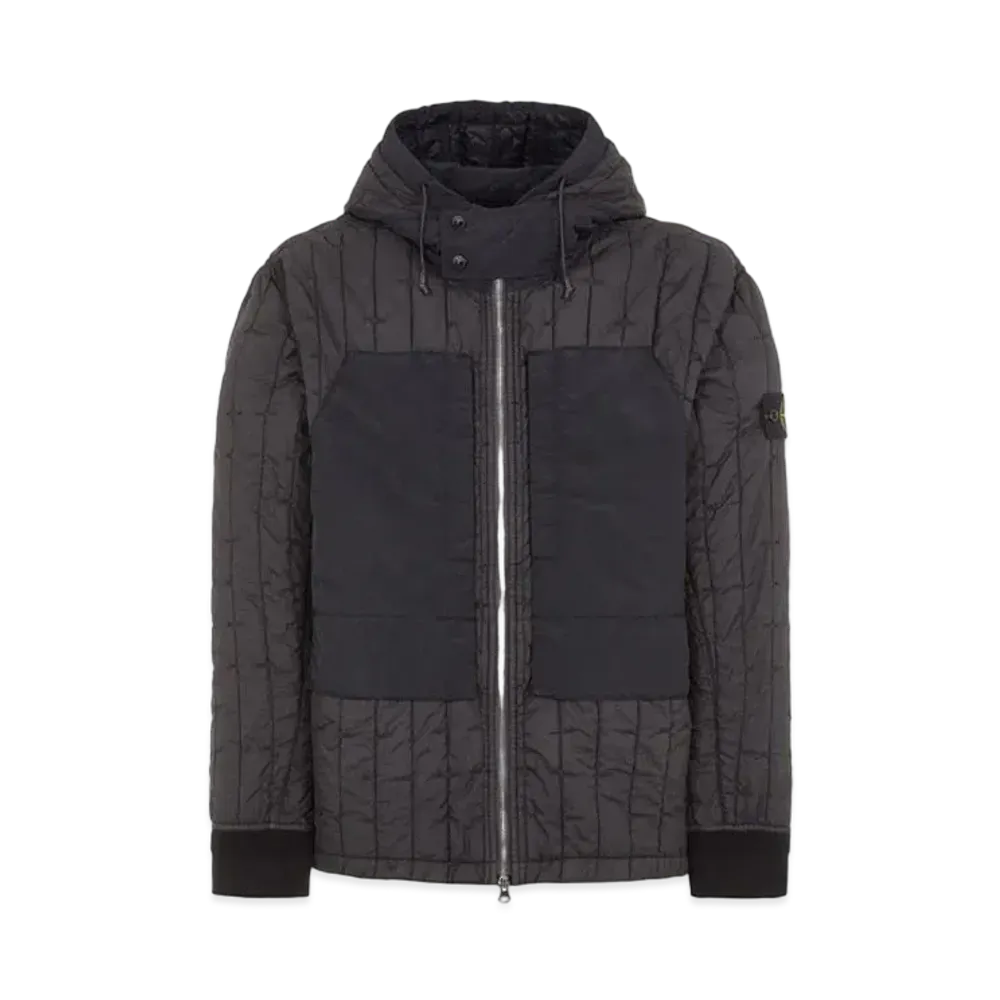 Stone Island 40731 Quilted Nylon Stella With PRIMALOFT-TC "Black"