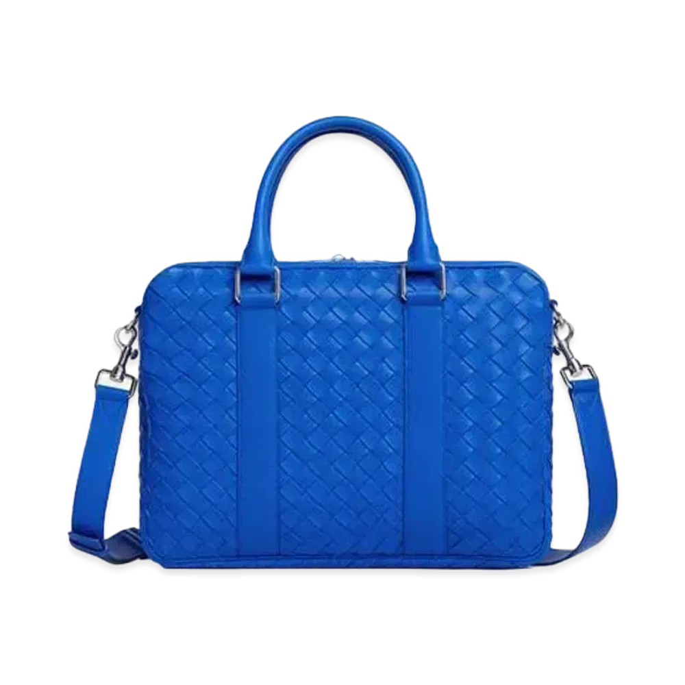 Bottega Veneta Classic Intrecciato "Cobalt"
