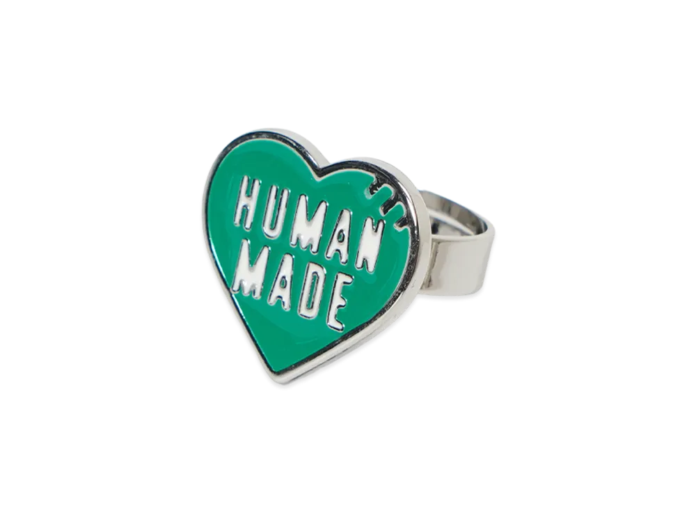 HUMAN MADE Heart Ring "Green" HM29GD155
