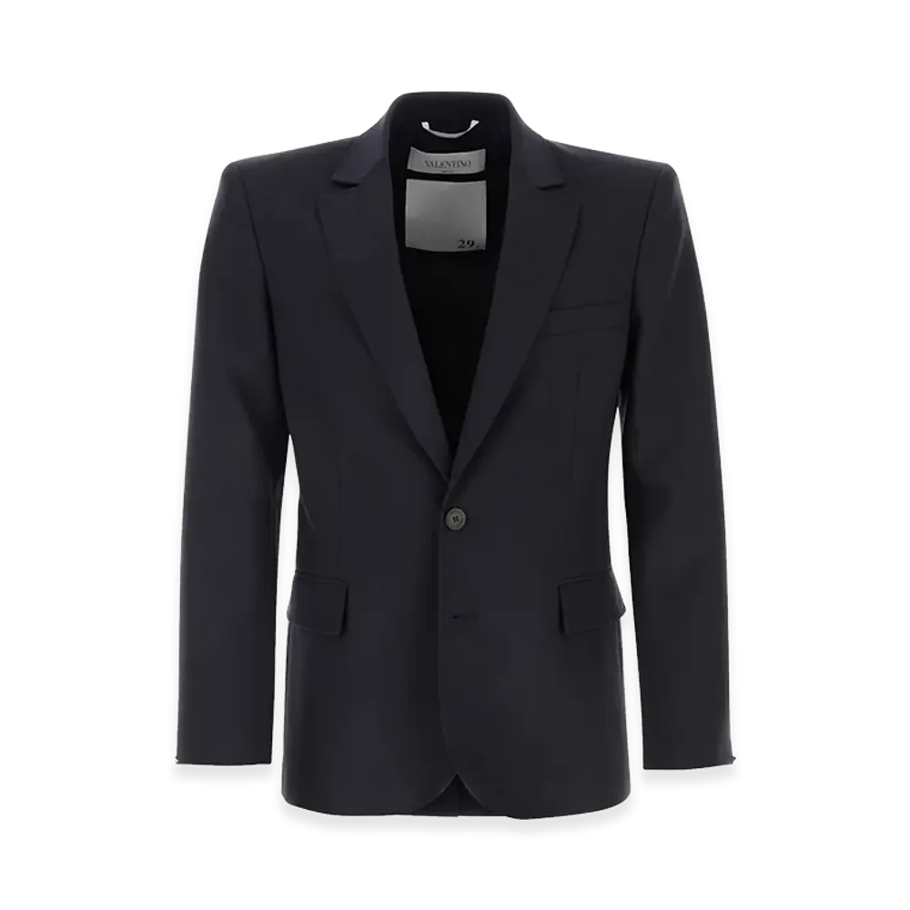 Valentino Wool Blazer "Midnight Blue"