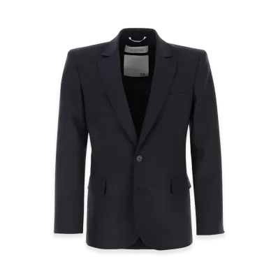 Valentino Wool Blazer "Midnight Blue"