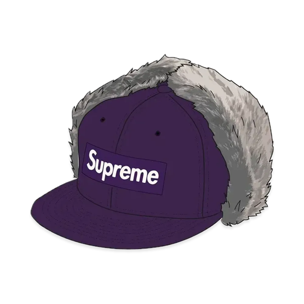 Supreme Earflap New Era® "Purple"