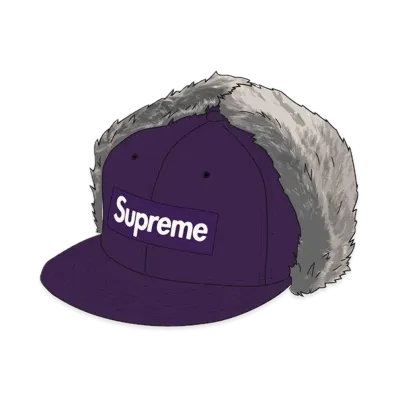 Supreme Earflap New Era® "Purple"