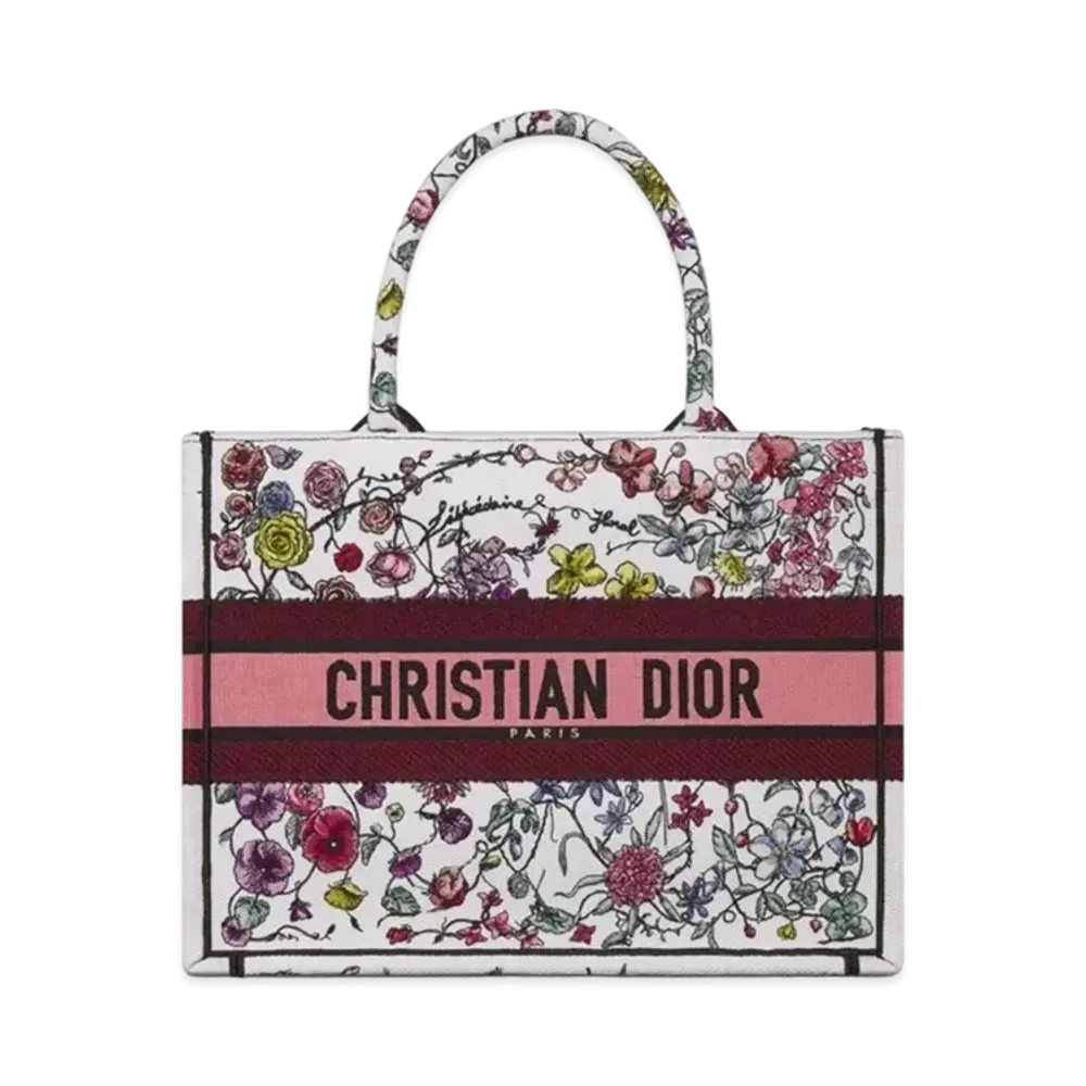 Dior Medium Book Tote Florilegio "Multicolor"