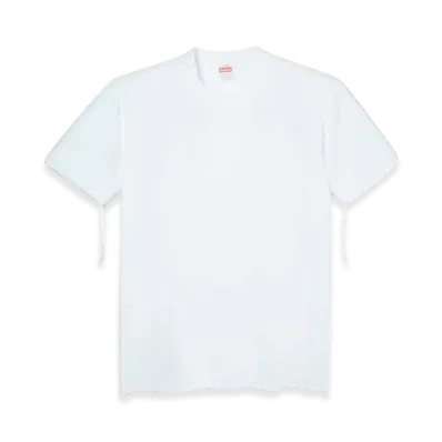 Healthknit Henley Short Sleeve T-Shirt "White"