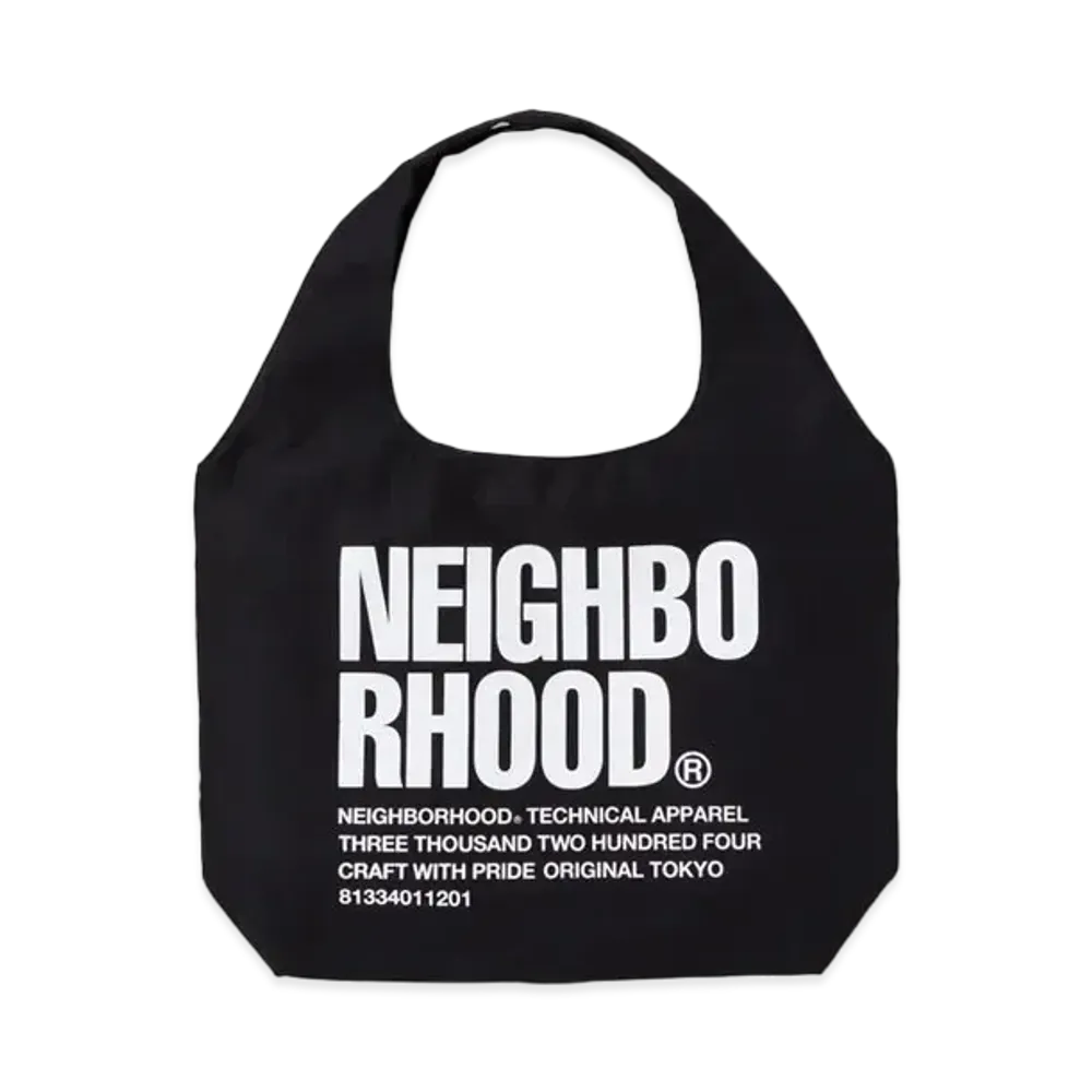 NEIGHBORHOOD ID Tote Bag-M "Black"