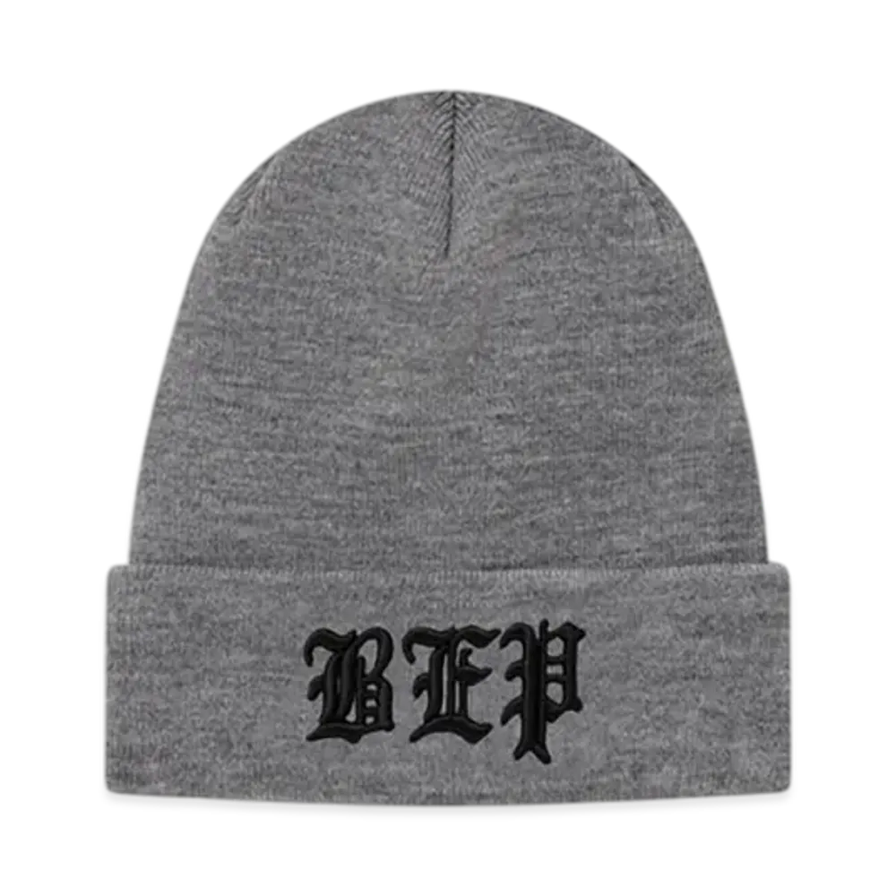 BlackEyePatch 3 Letter OE Beanie "Gray"