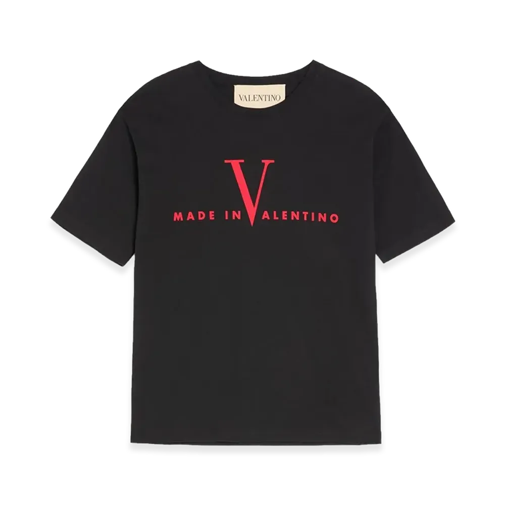 Valentino Cotton T-Shirt "Black"