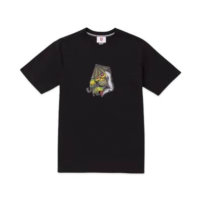 VOLCOM TOKYO TRUE FEATURED ARTIST YUSUKE HAMAMOTO PIPER SHORT SLEEVE TEE "BLACK"