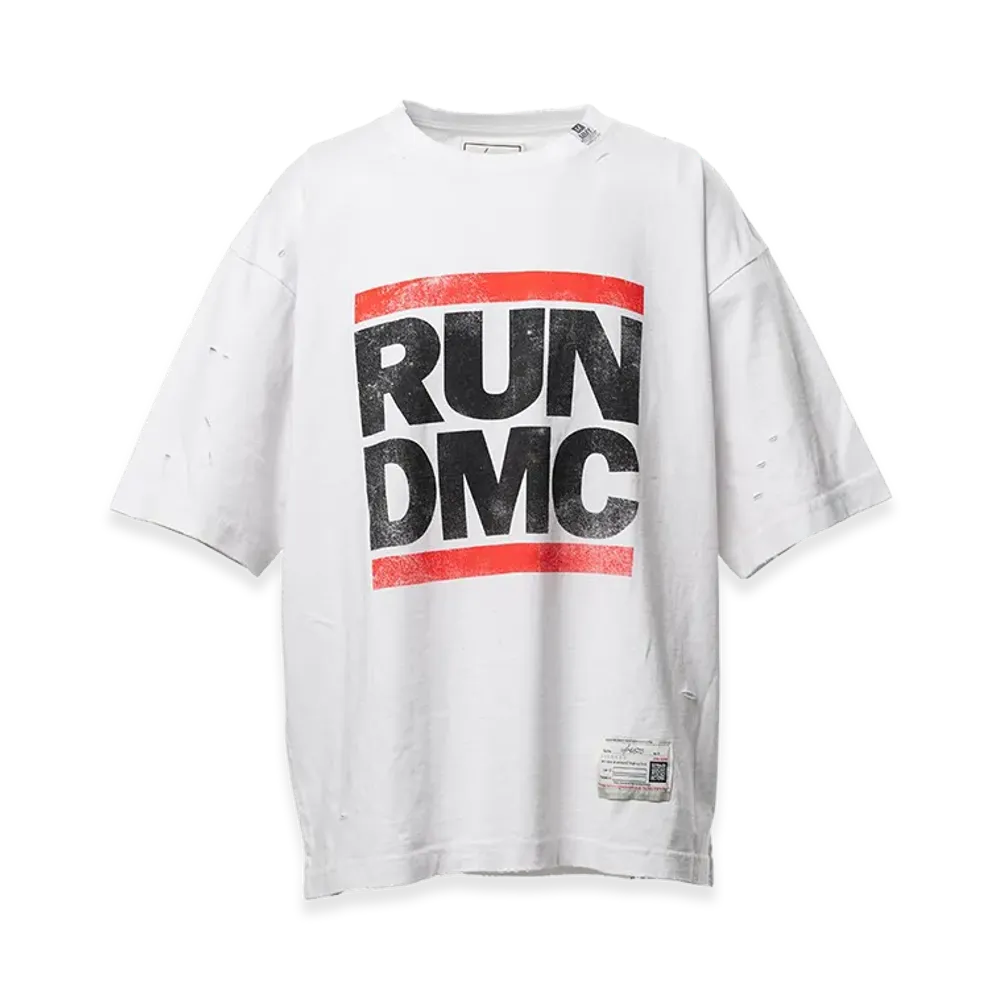 Maison MIHARA YASUHIRO x U/MUSIC Run-D.M.C. Graphic T-shirt "White"