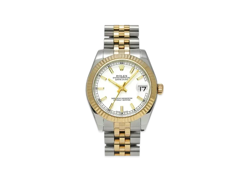 ROLEX Datejust "White/Stainless Steel/Yellow Gold"