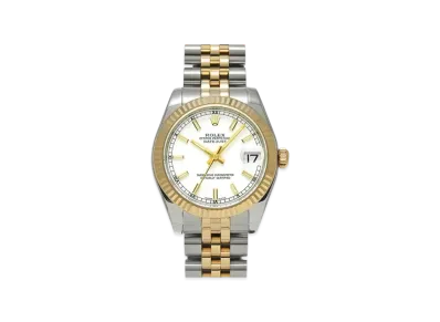 ROLEX Datejust "White/Stainless Steel/Yellow Gold"
