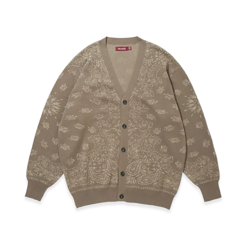 Hide and Seek Bandana Cardigan "Beige"
