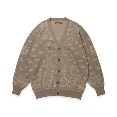 Hide and Seek Bandana Cardigan "Beige"