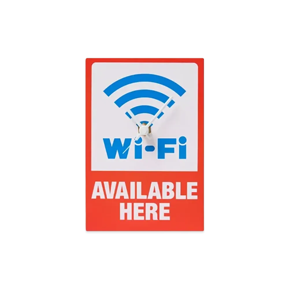 Mercedes Anchor inc. Wifi Clock "Red"