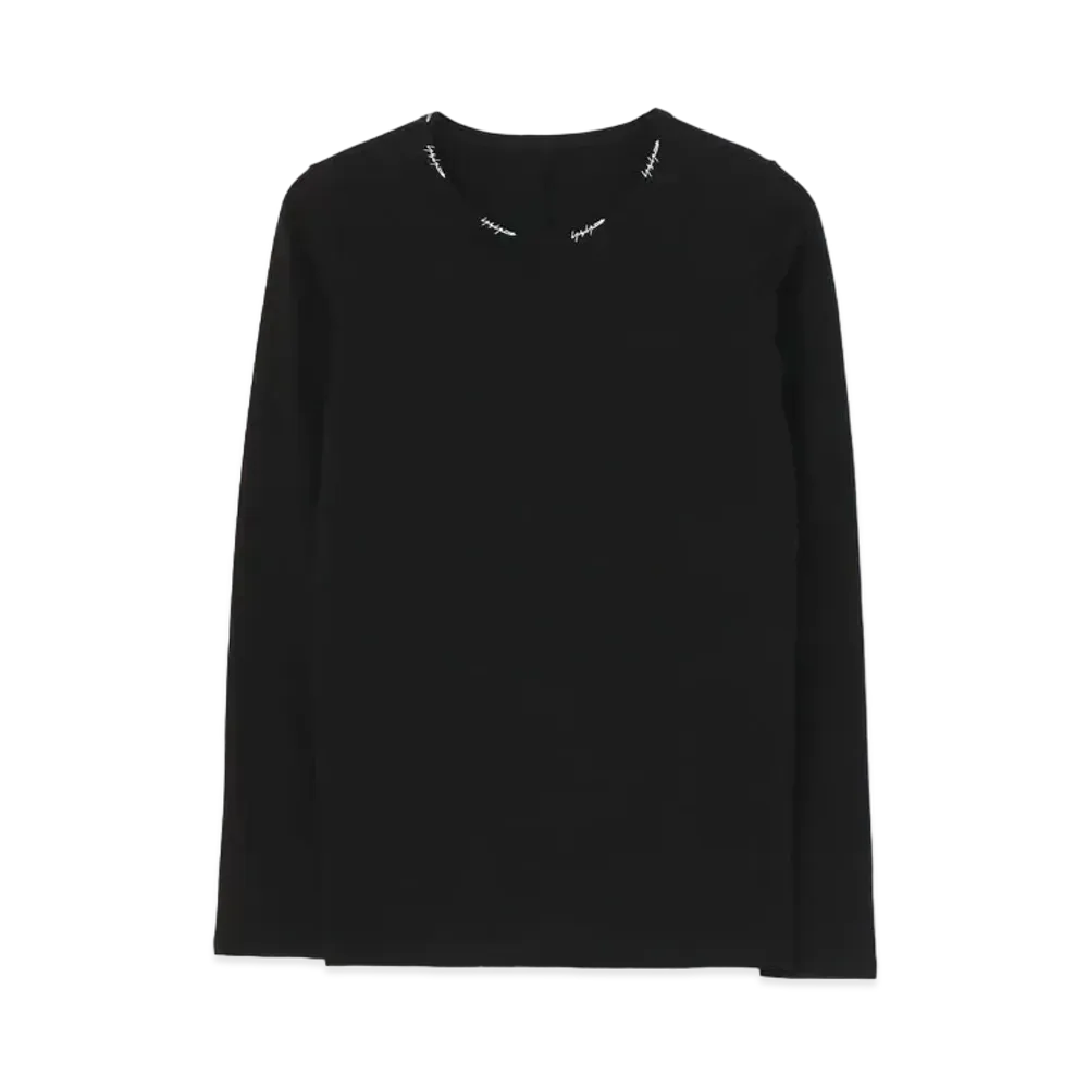 Yohji Yamamoto 30/-ULTIMA PLAIN STITCH BINDER YOHJI PT L-SLV "Black"