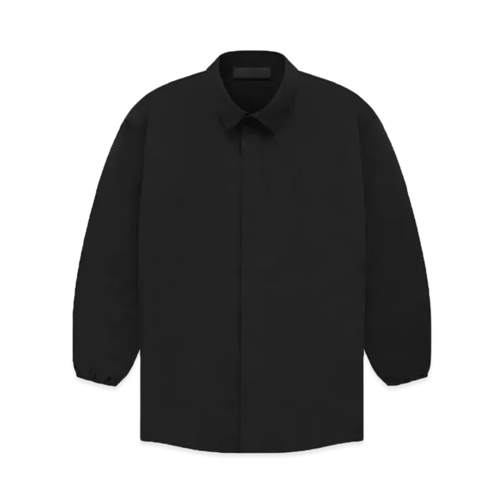 FEAR OF GOD ESSENTIALS Button Down Shirt "Black"