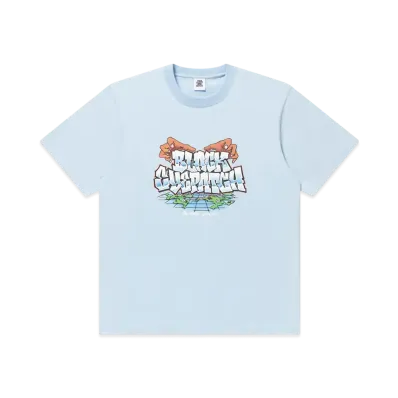 BlackEyePatch World Is Yours Tee "Pastel Blue"
