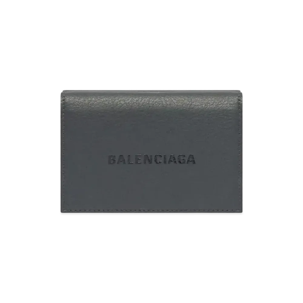 BALENCIAGA Men's Cash Mini Wallet "Grey"