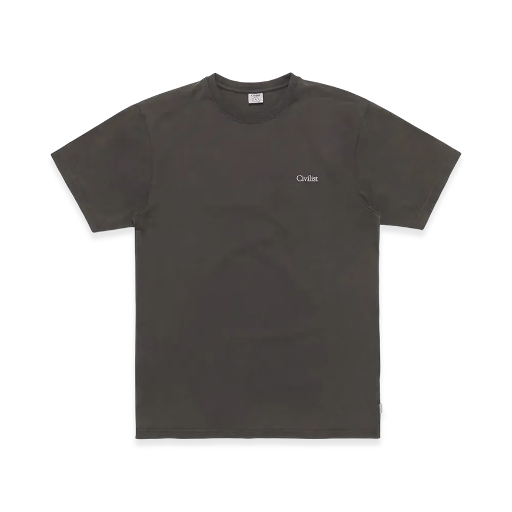 Civilist Mini Logo Tee "Black"