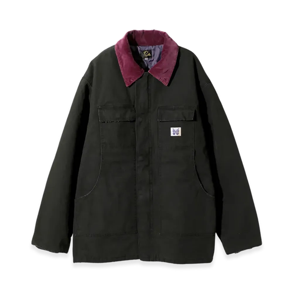 NEEDLES Lumberjack Coat 11oz Cotton Oxford "Black"
