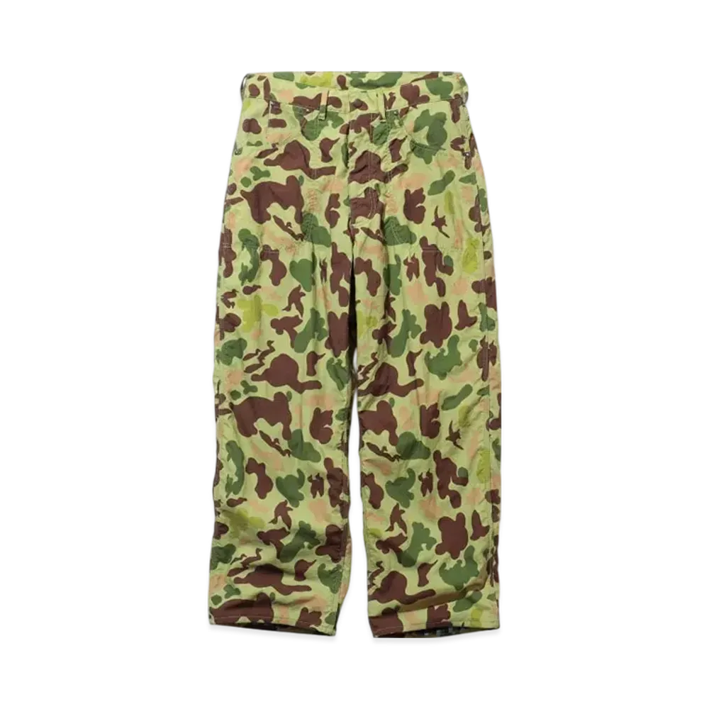 BEAMS Painter Pants Lined Animal Camo "Olive"