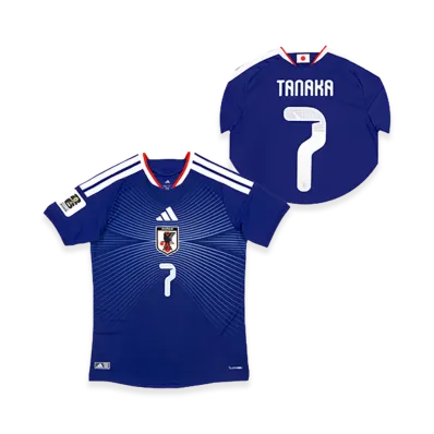 adidas Soccer Japan 2026 Home Authentic Jersey "FIFA World Cup 26 Official Sleeve Badge" #7 Ao Tanaka "Japan Blue"